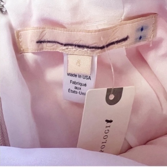 Anthropologie x Hutch Kasi Jacquard Mini Skirt Size 4 Pink Lined NEW MSRP $128 - Picture 7 of 10